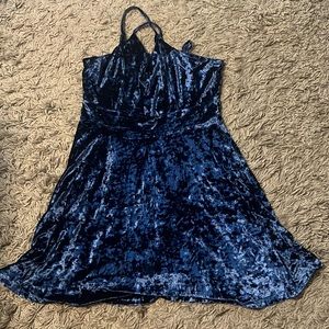 Blue Velvet dress